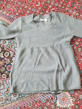 Cato Womens Knit Sweater - Gray Small